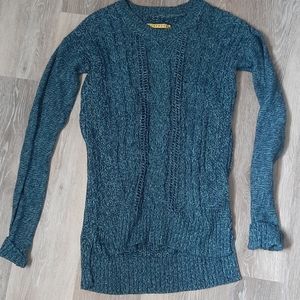 Blue knit sweater
